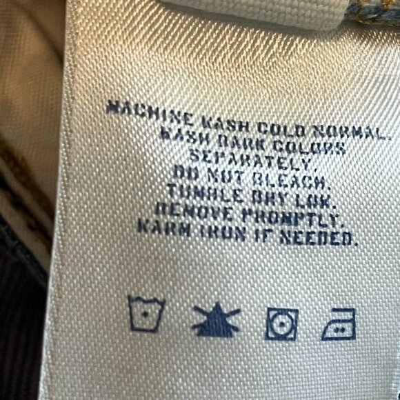 Lands' End Canvas 1963 sz. 30 Boyfriend Fit Medium Wash Mid Rise Denim Jeans - Picture 8 of 8